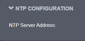 NTP Configuration