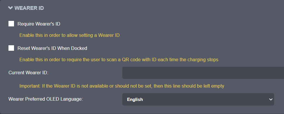Wearer ID