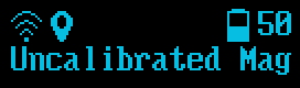 Uncalibrated Mag display