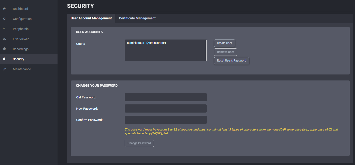Security Management