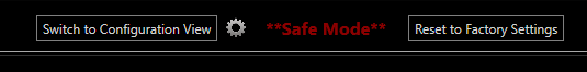 Safe Mode Banner