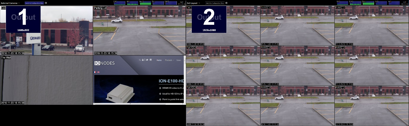 Identify Video Outputs example