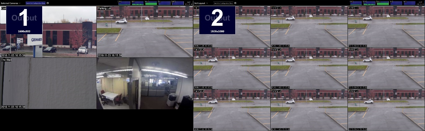 Identify Video Outputs example