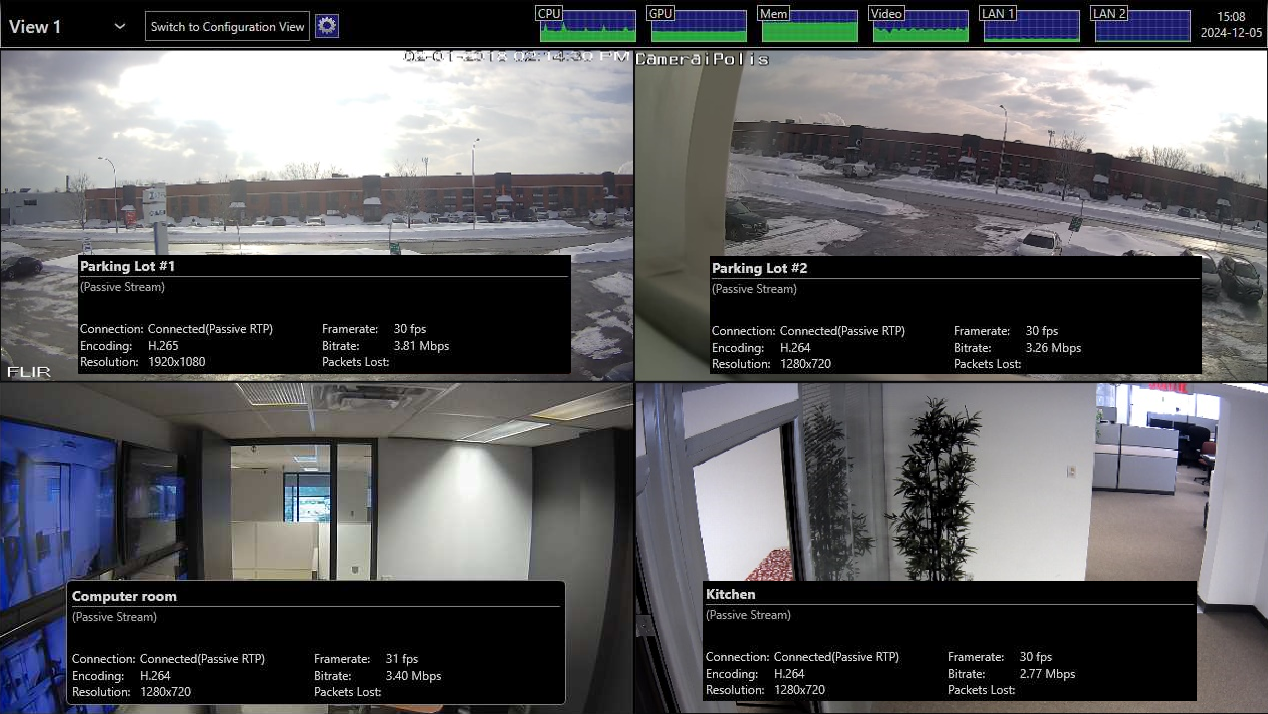 View Stream Details overlay